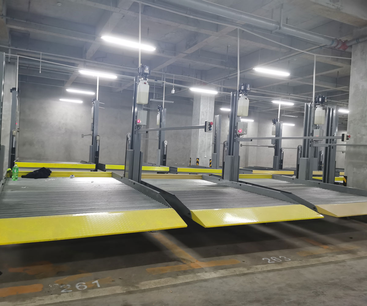 甘孜兩層簡易升降機械停車場回收