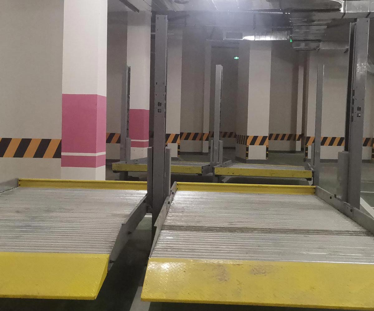 西充升降橫移停車立體車庫改造